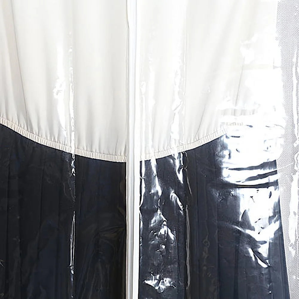 (5 Pack) Suit and Dress Hanging Bag, Arctic White / Non-Woven