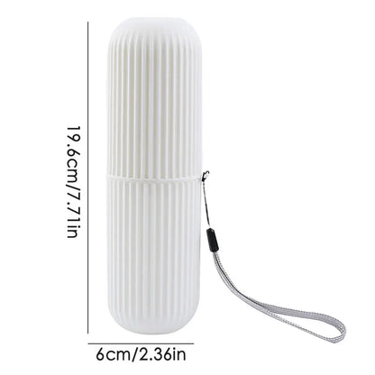 Toothbrush Travel Case Toothbrush Travel Containers Travel Toothbrush Cup Holder for Traveling Bathroom Business Camping School