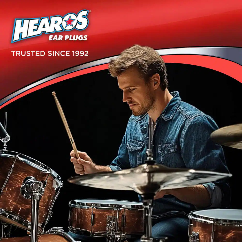 Rock N' Roll Ear Plugs-6 Pack (6 Total Pairs)