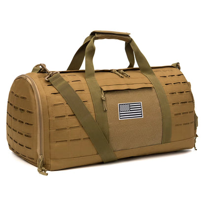 40L Sport Gym Bag Tactical Travel Duffle Bag for Men Fitness Training Bag with Shoe Basketball Outdoor Weekender Bags