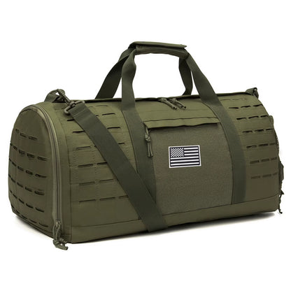 40L Sport Gym Bag Tactical Travel Duffle Bag for Men Fitness Training Bag with Shoe Basketball Outdoor Weekender Bags