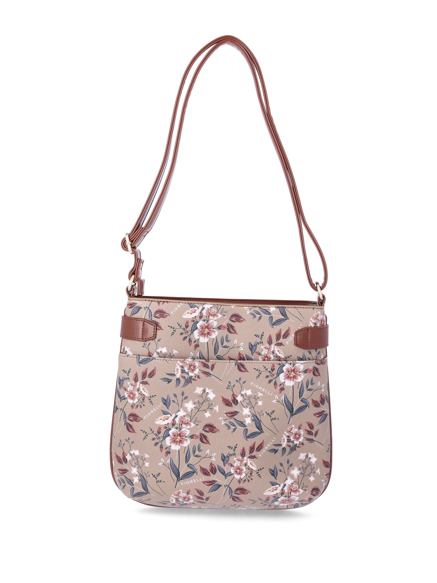 Women'S Lila Crossbody Handbag, Brown Floral
