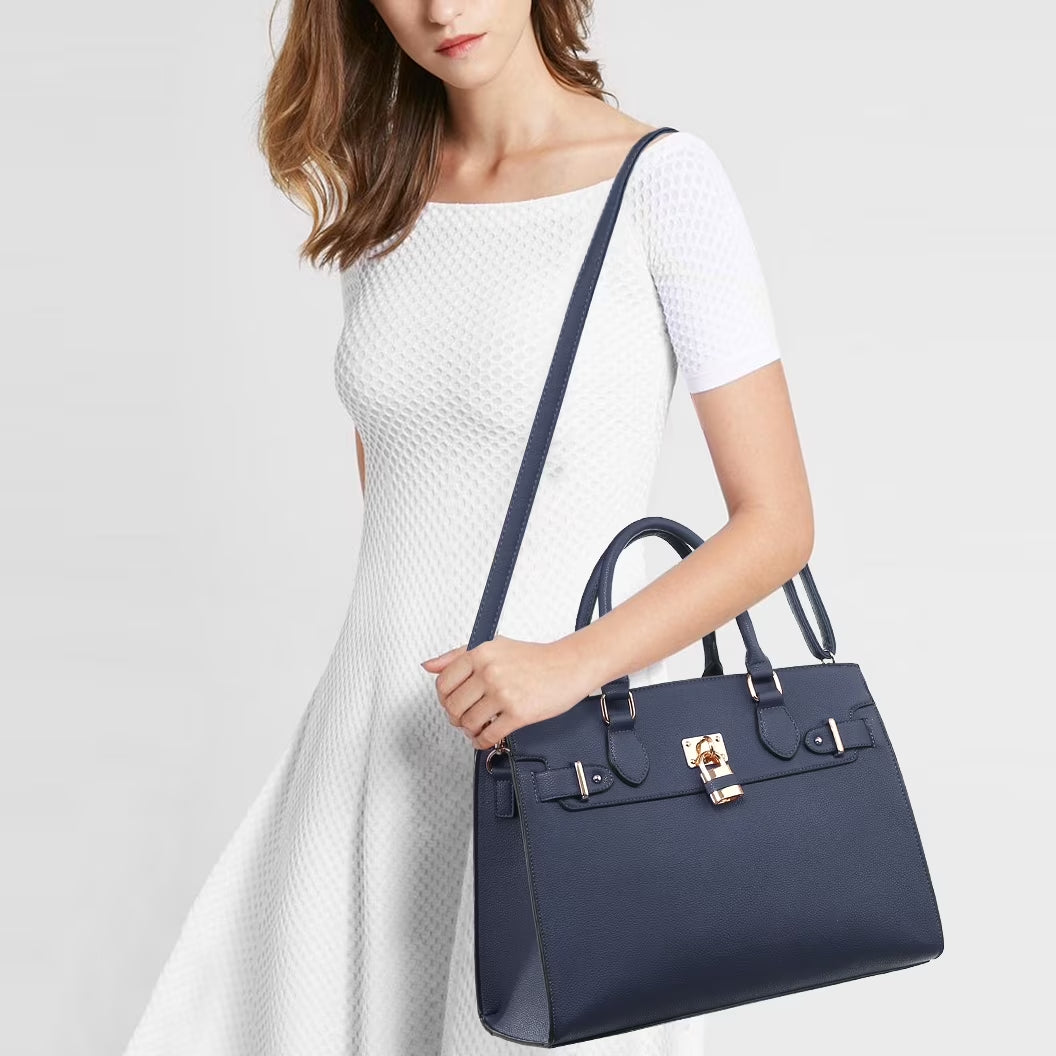 Women Handbags and Purses Ladies Shoulder Bag Top Handle Satchel Tote Work Bag with Wallet