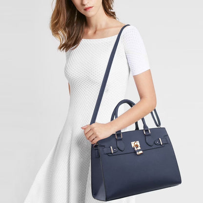 Women Handbags and Purses Ladies Shoulder Bag Top Handle Satchel Tote Work Bag with Wallet