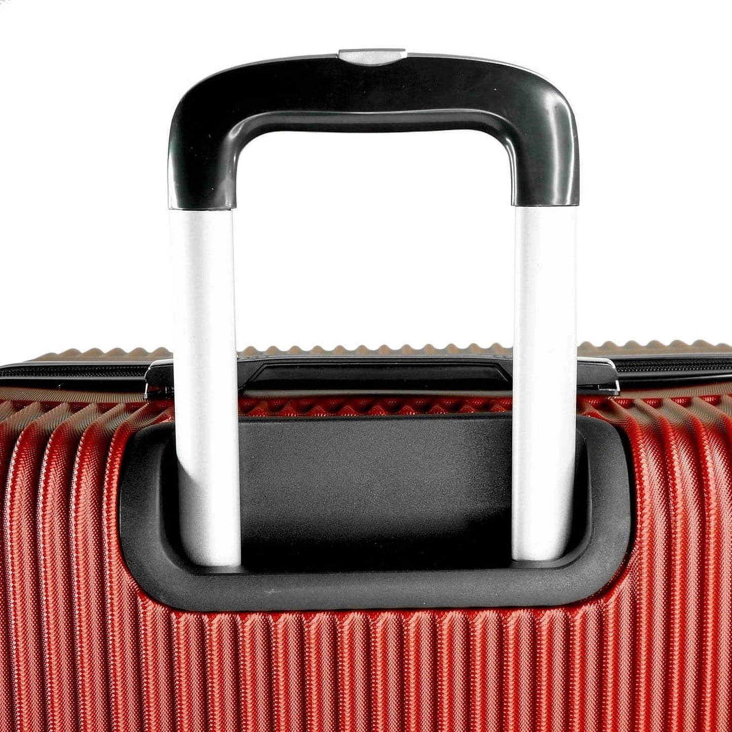 K_Cliffs 3Pc Travel Luggage Set Expandable Hard Sided Travel Suitcases Lightweight ABS Spinner Red, Teen-Adult