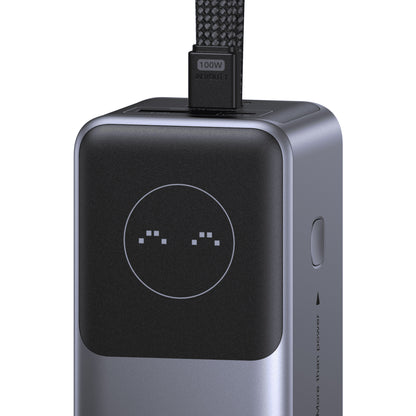 UGREEN Nexode Power Bank, 20,000 Mah 130W Portable Charger with Built-In Cable