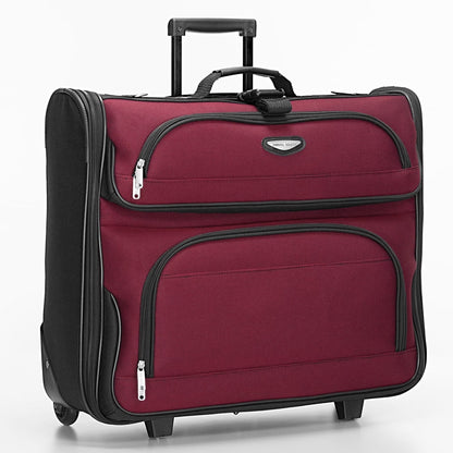 Amsterdam Rolling Garment Bag, Red