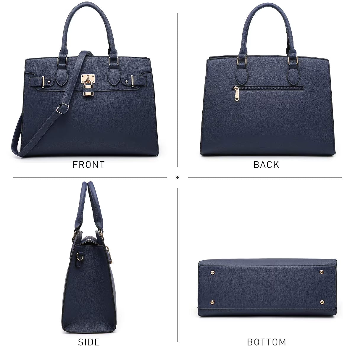 Women Handbags and Purses Ladies Shoulder Bag Top Handle Satchel Tote Work Bag with Wallet
