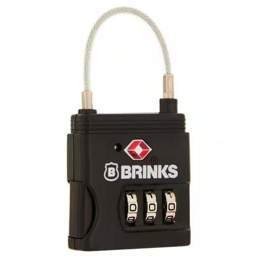 25 Mm Combination Padlock TSA Lock with Cable