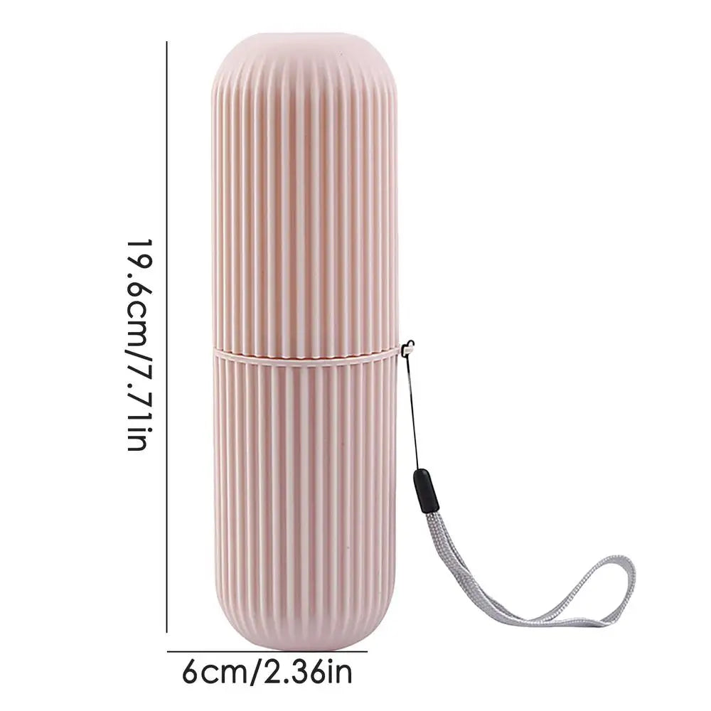 Toothbrush Travel Case Toothbrush Travel Containers Travel Toothbrush Cup Holder for Traveling Bathroom Business Camping School