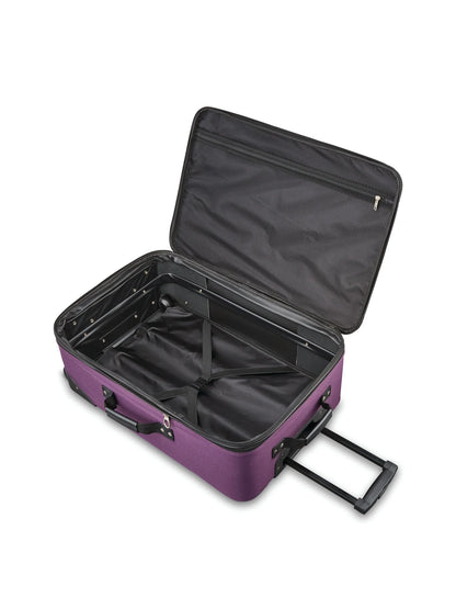 Fieldbrook XLT Travel/Luggage Case (Suitcase) Travel Essential, Purple, Black