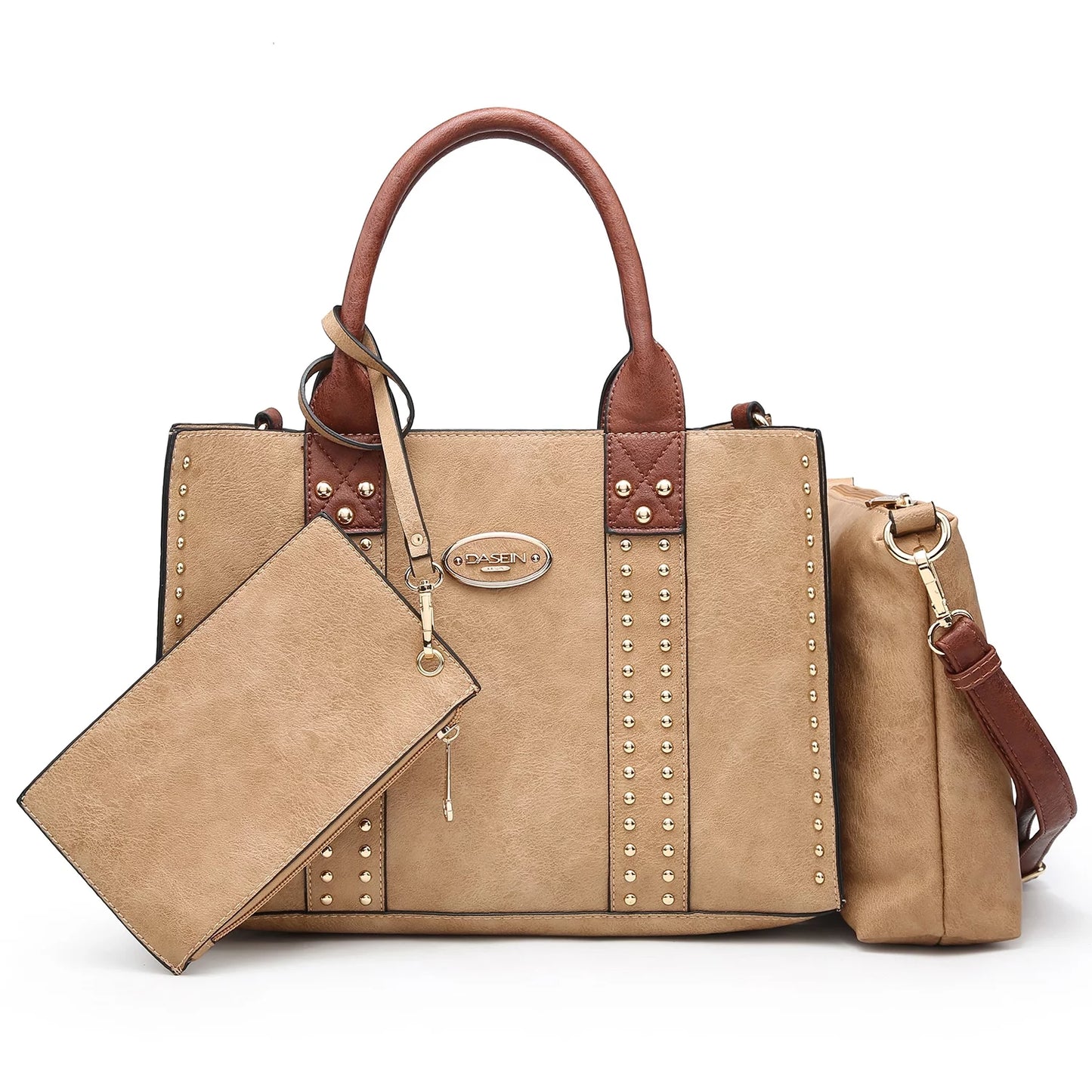Bolso De Mano De Mujer De 3 Pzas Bolso De Hombro Tote Satchel Bolso Hobo Maletín Bolso De Trabajo Para Mujer
