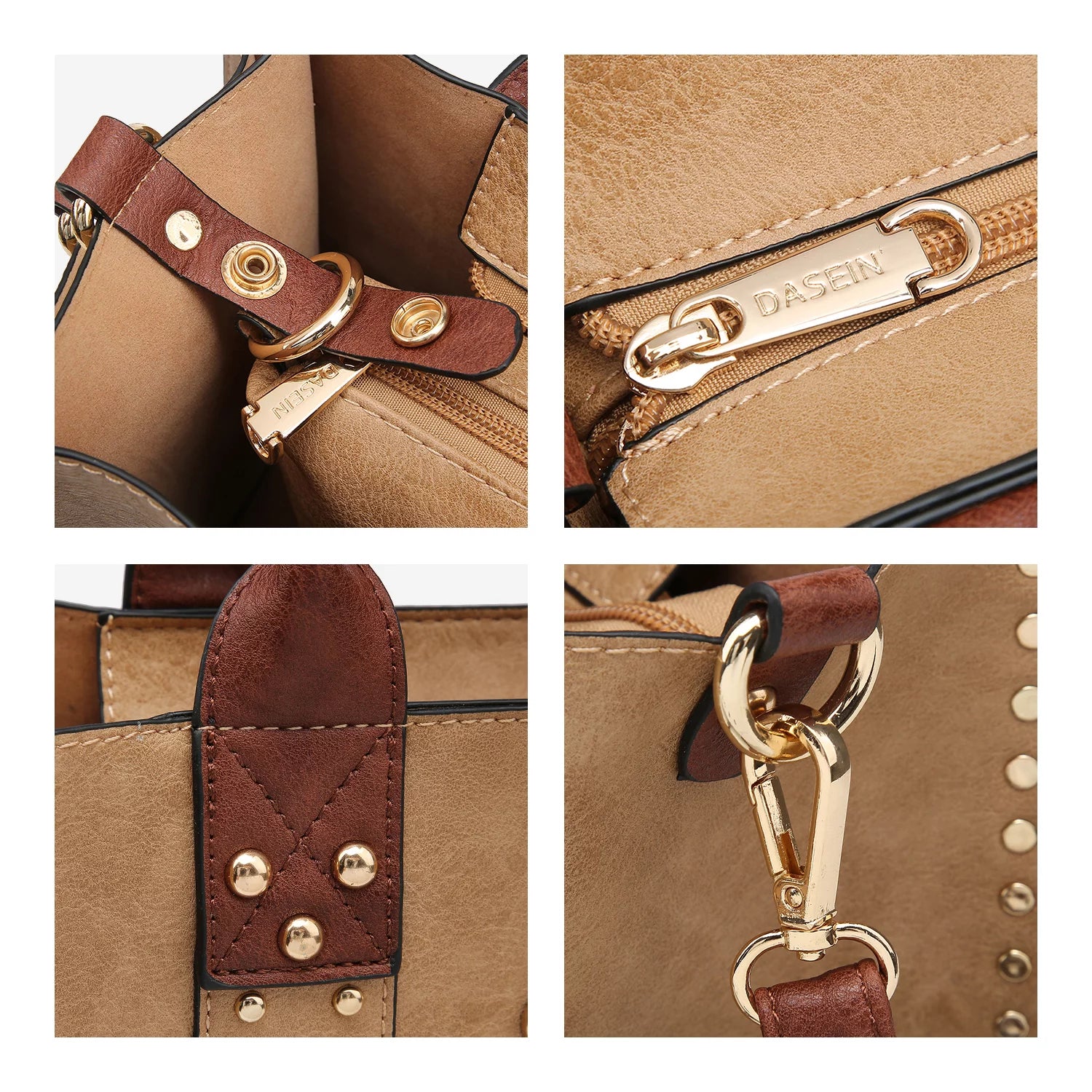 Bolso De Mano De Mujer De 3 Pzas Bolso De Hombro Tote Satchel Bolso Hobo Maletín Bolso De Trabajo Para Mujer